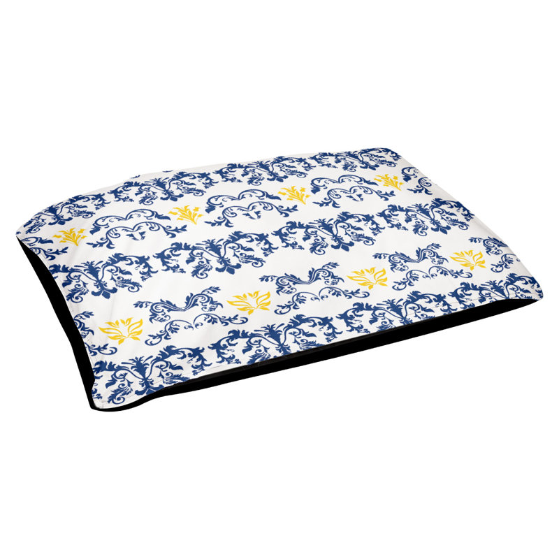 Coussin d'intérieur Jacksonville Football Baroque, Grand (l 50 po x P 40 po x H 6 po), Bleu royal / blanc / or