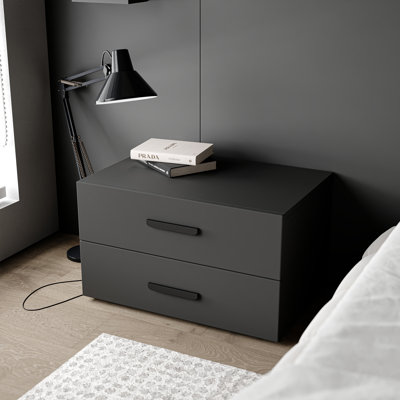 74 cm W Laminate Bedside Table