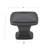 Deco 1 1/4" Length Square Knob Multipack-42310060