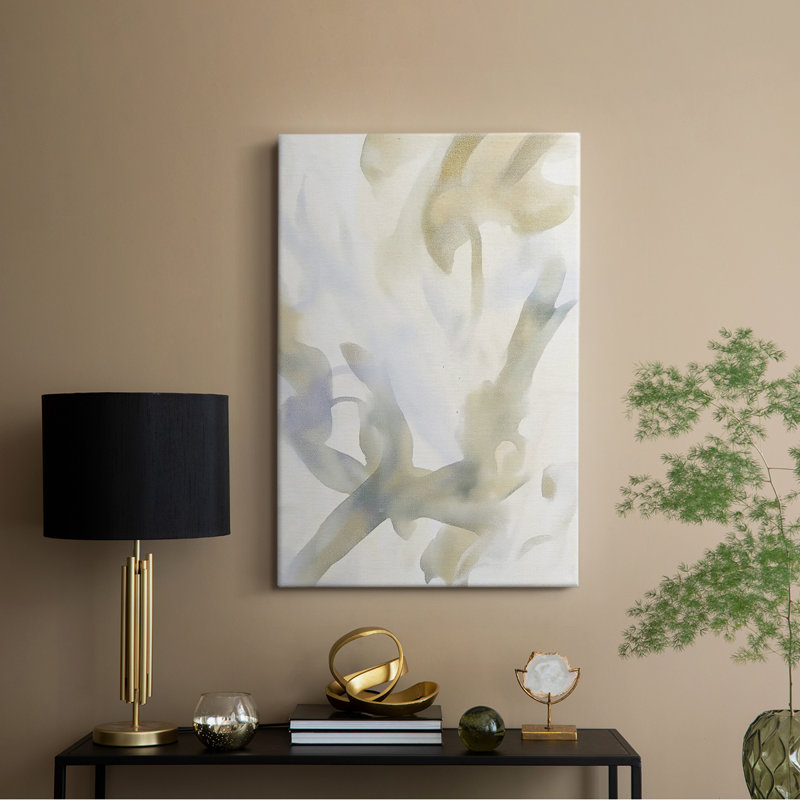ABSTRACT Series CMV - Toile tendue avec châssis Premium - Prêt à être accroché, H 18 po x l 12 po