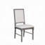 Ensemble de 2 chaises d'appoint en bois