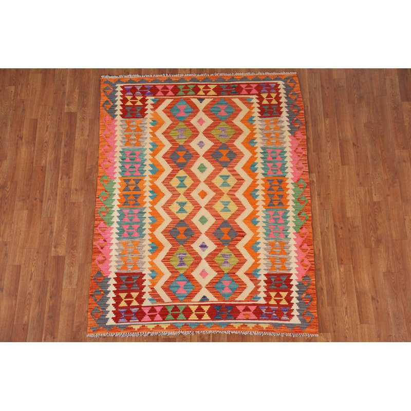 Tapis géométrique Kilim