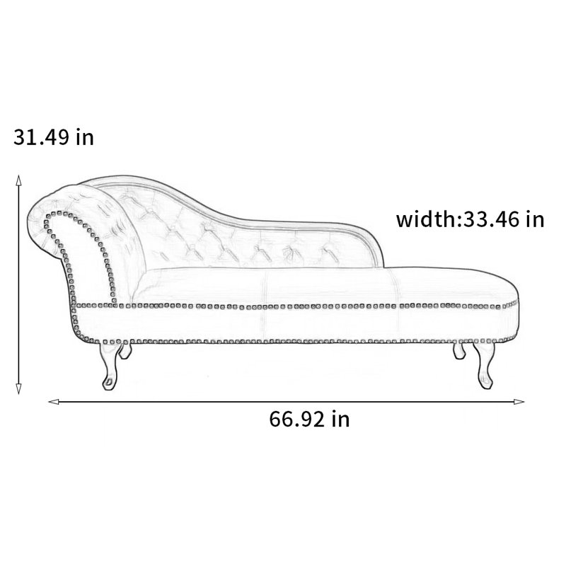 Chaise élégante avec cadre en pin, Orienté à gauche (vu de face)