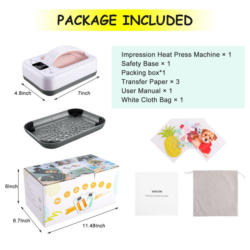 Himimi Non Stick Soleplate Stream Press, Pink/White