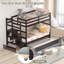 Lit superposé simple au-dessus de simple avec lit gigogne Edele par Harriet Bee-678299436