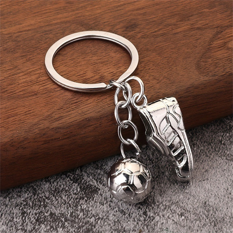 Porte-clés kbndieu Soccer, Argent