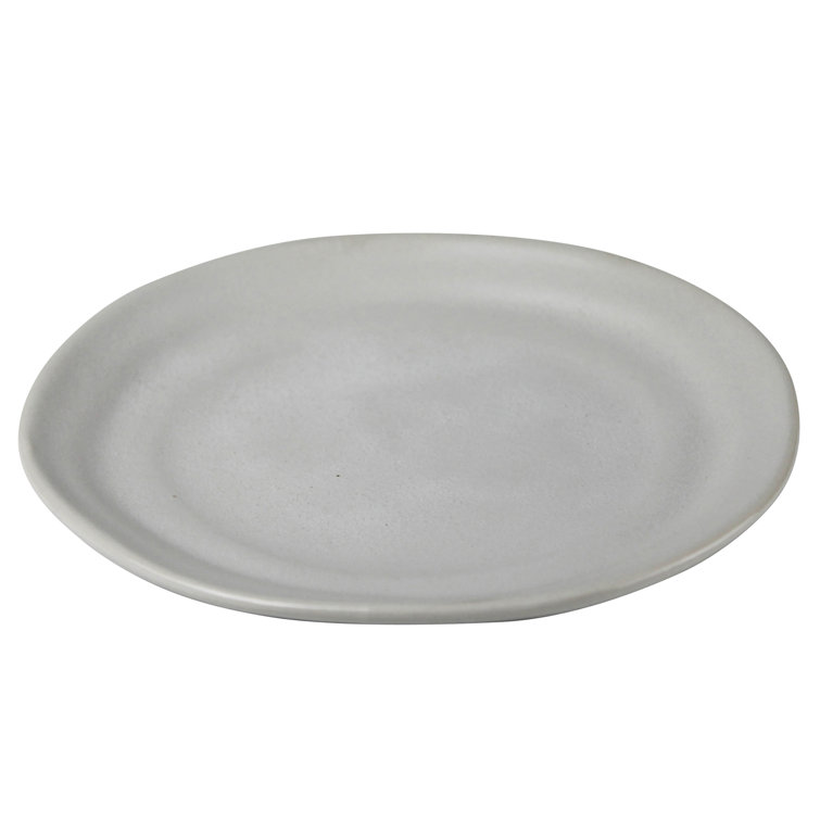 Assiette décorative en céramique blanche