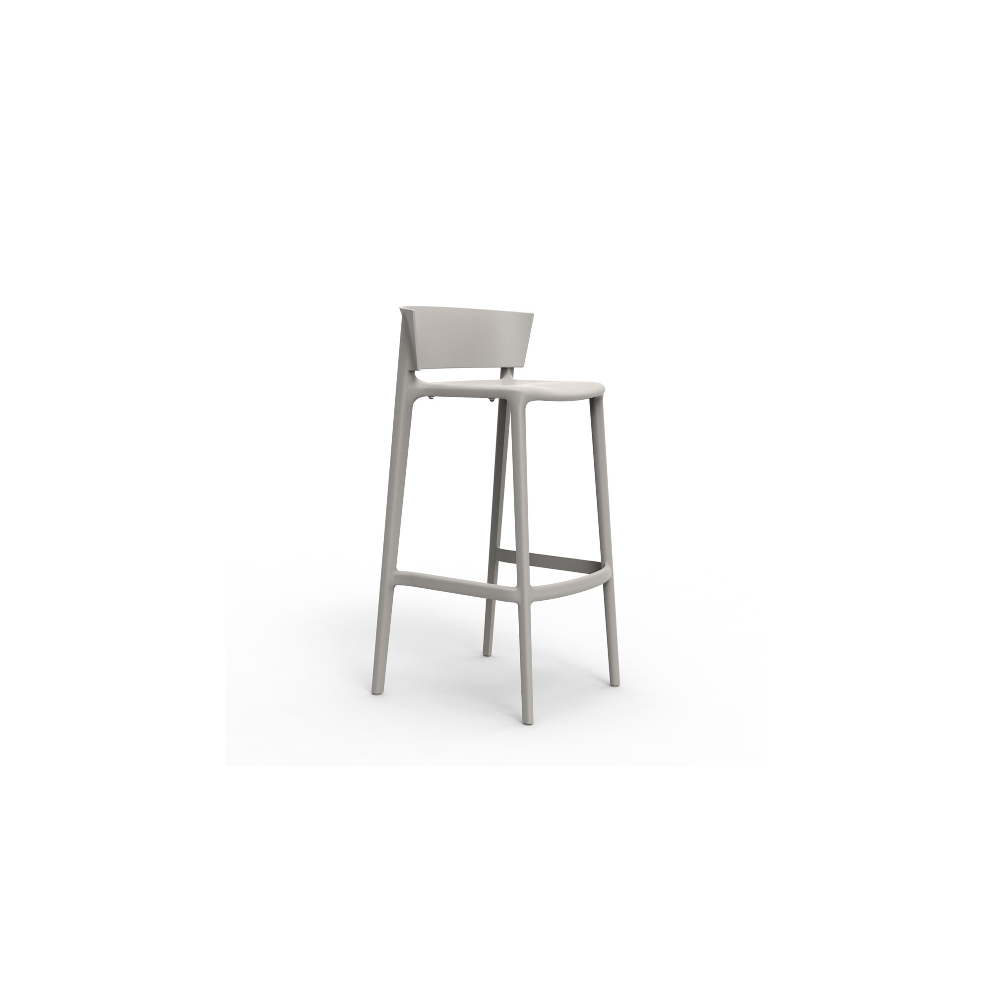 Africa Bar / Counter Stool, Ecru, Bar Stool (30'' Seat Height)