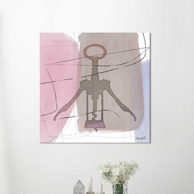" Bottle Opener I " by Lanie Loreth, 18" H x 18" W x 1" D, Wrapped Canvas