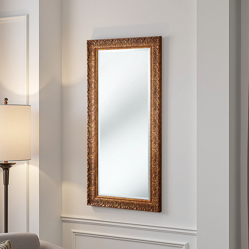 Rectangle Mirror, Gold, 138 cm H x 62 cm W