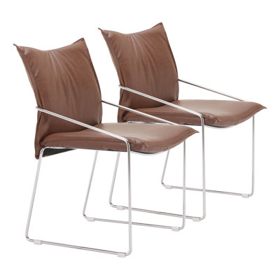 Ensemble de 2 chaises d'appoint Modern