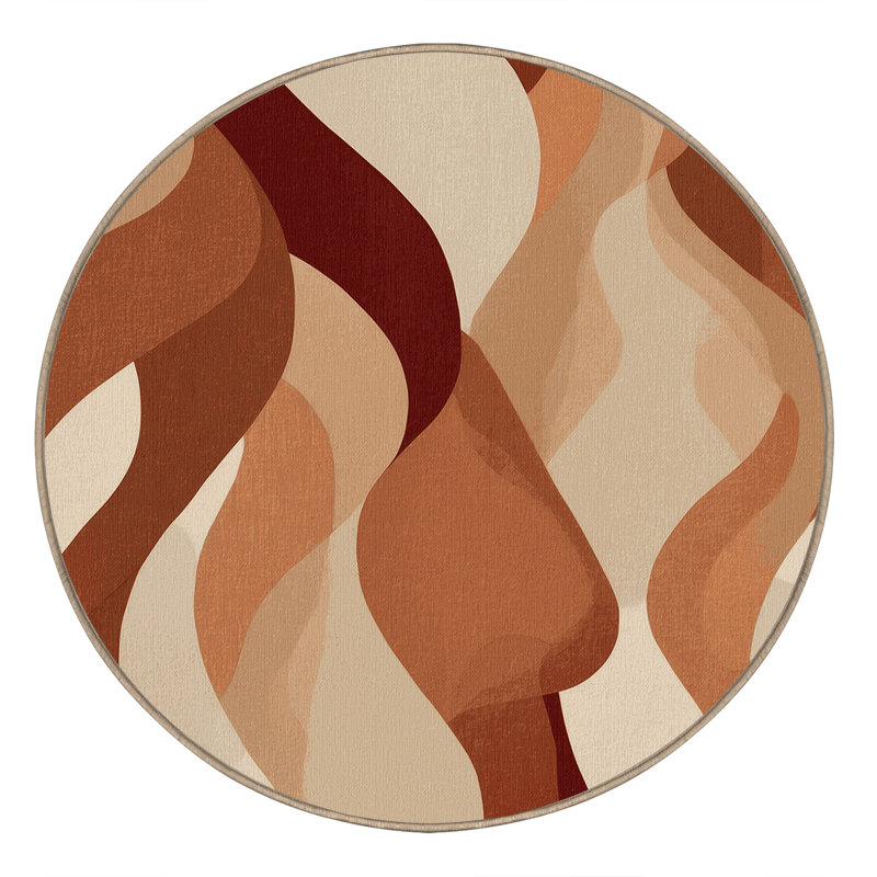 Skyline Glow Rug, Round 6'