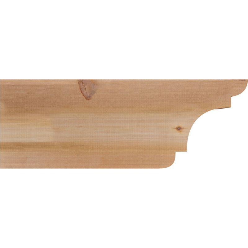 New Brighton Smooth, Cèdre rouge de l'Ouest, H 12 po x l 3 1/2 po x L 32 po