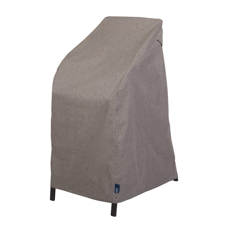 Housse de chaise de bar empilable / à dossier haut Modern Leisure Garrison, paquet de 2, L 27 po x l 27 po x H 49 po
