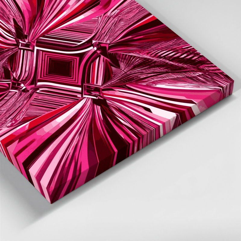 Art mural sur toile Op Art 52, H 11 po x l 14 po