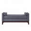 Grand repose-pieds rembourré en tissu avec coussins-52878136