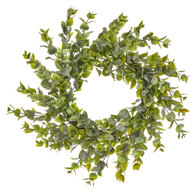 Couronne d'eucalyptus UV 22 po, 22 po x 22 po