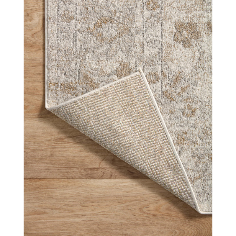 Tapis ivoire / beige Kriebel II, Rectangle 6 pi 7 po x 9 pi 6 po
