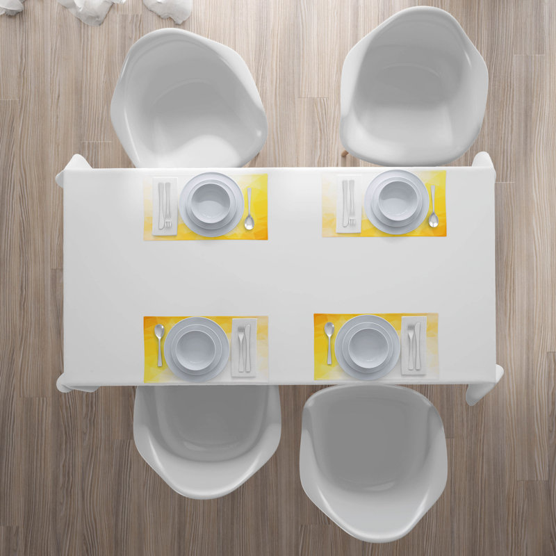 Polyester Abstract Rectangle Placemat
