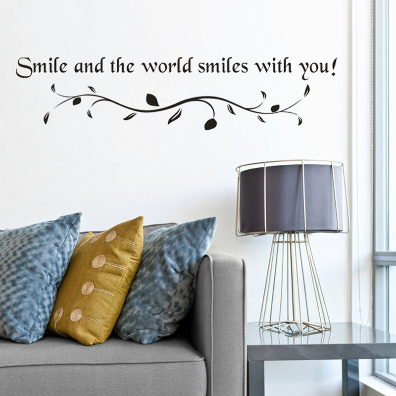Autocollants muraux décoratifs Smile