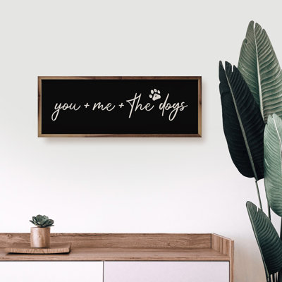 You Plus Me Plus The Dogs Paw - noir
