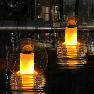 Acheter Lampe LED flottante solaire étanche, luminaire décoratif  d'intérieur, idéal pour une piscine, un jardin, une pelouse, une fontaine,  un aquarium ou un étang