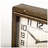 Industrial Analog Metal Quartz Movement / Crystal Tabletop Clock in Bronze-95261608