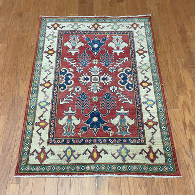 Handmade Kazak Wool Rug