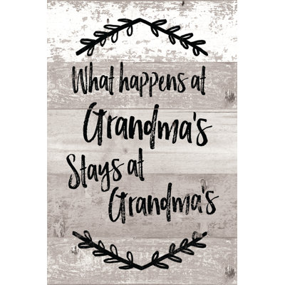 Grandma 2 - Wrapped Canvas Print