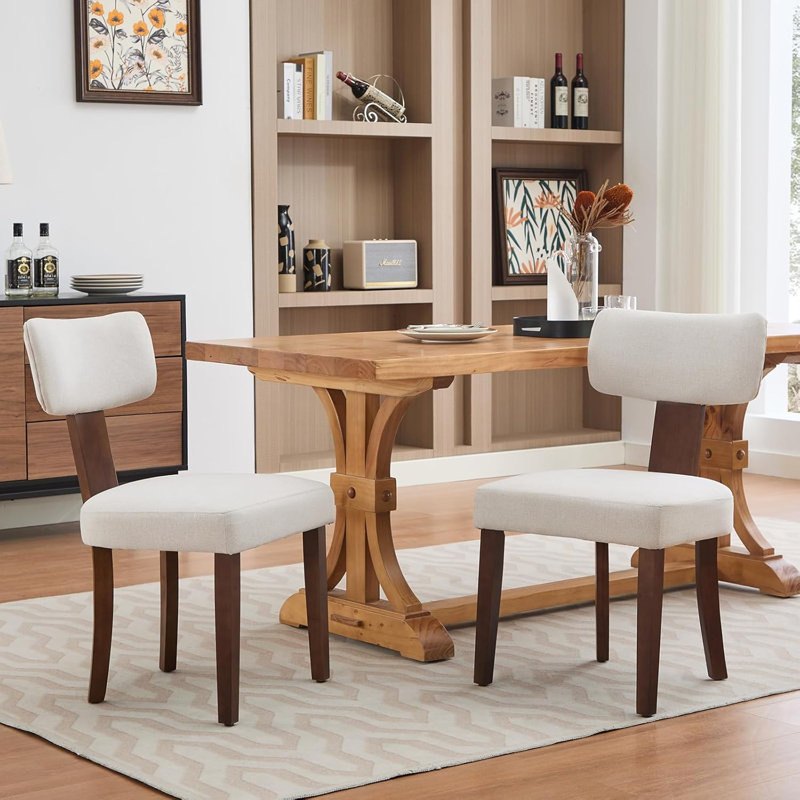 Side Chair in Beige