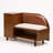 Leslyn Leather Bedroom Bench With Cabinet