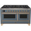 Majestic II 60" 5.02 cu. ft. Freestanding Dual Fuel Range with Griddle-48279829-48279823