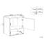 LIMERIA 45cm Wall Mounted Single Bathroom Vanity Base Only