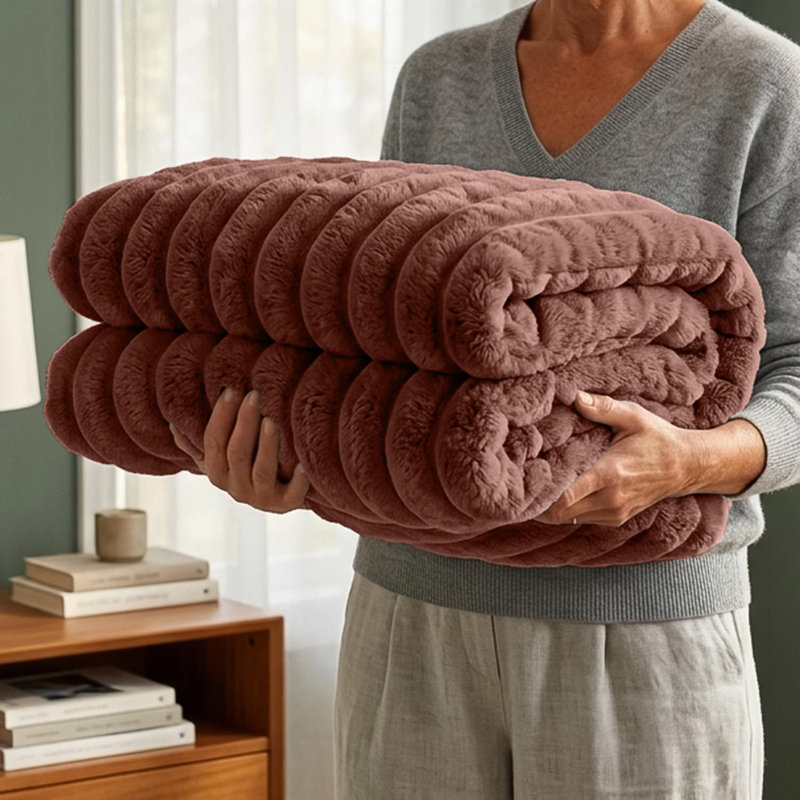 Throw Blanket, Brown