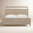 Honey Solid Wood Platform Bed-95846925