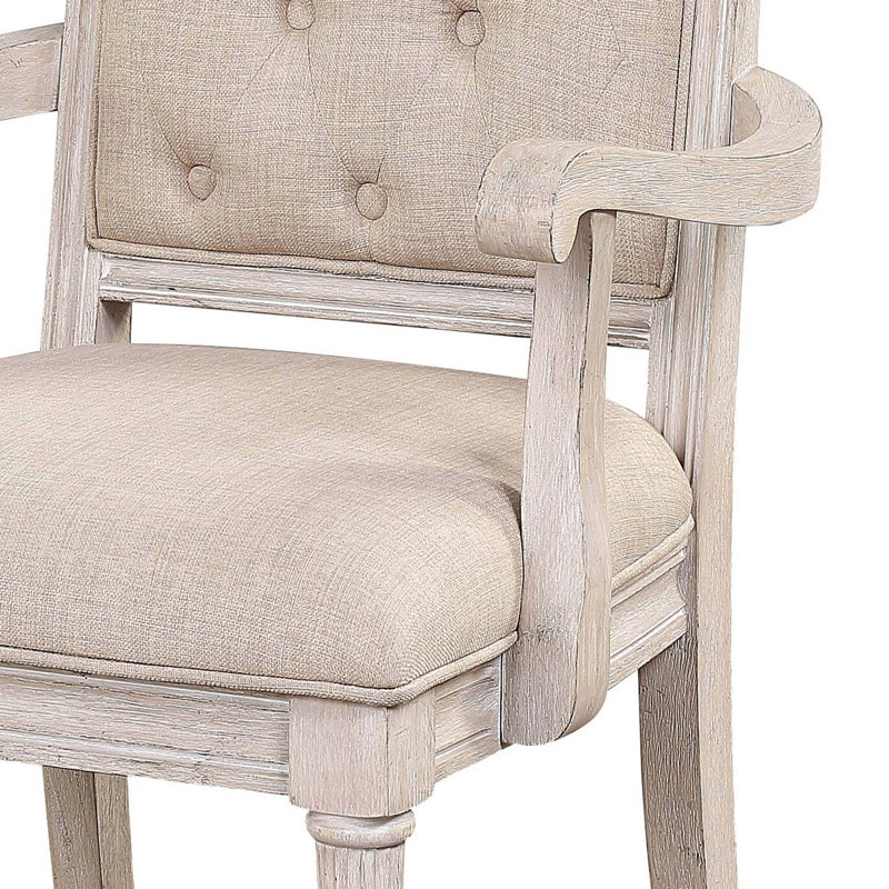 Ensemble de 2 fauteuils capitonnés à dossier