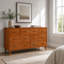 Commode double en bois massif à 7 tiroirs Imre