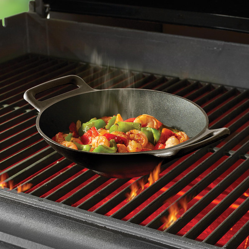 Wok en fonte 10 po mr. bar-b-q