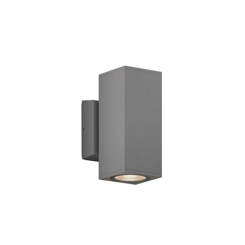 Sera Wall Light, Silver, 9.1" H x 3.9" W x 5.7" D