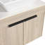Ensemble de meuble-lavabo à fixation flottante avec lavabo Carmean