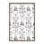 Toile avec cadre en bois brun