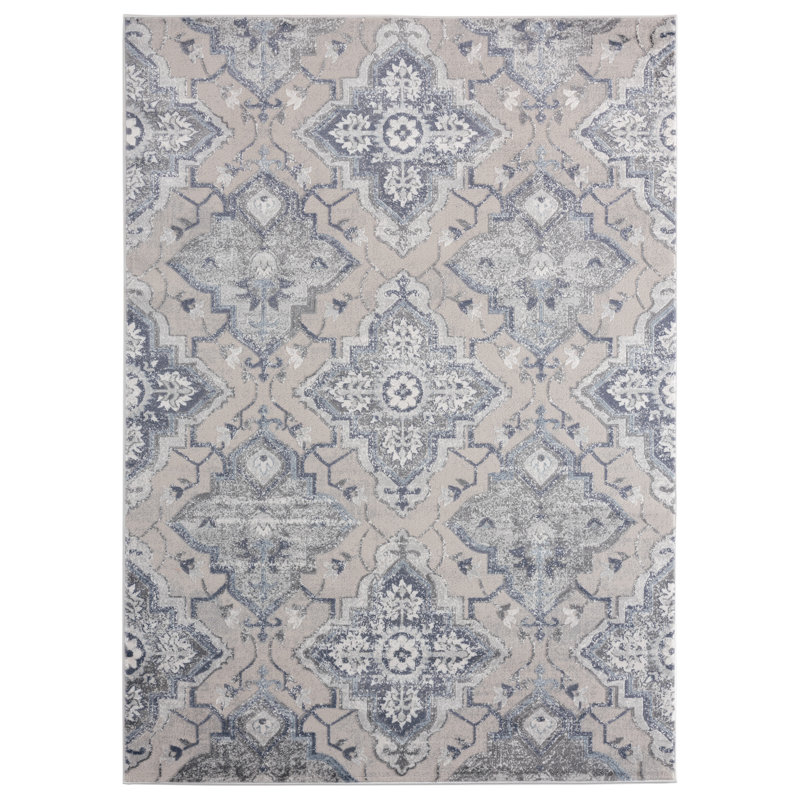 Askov Floral Indoor Rug, Rectangle 2'x 4'