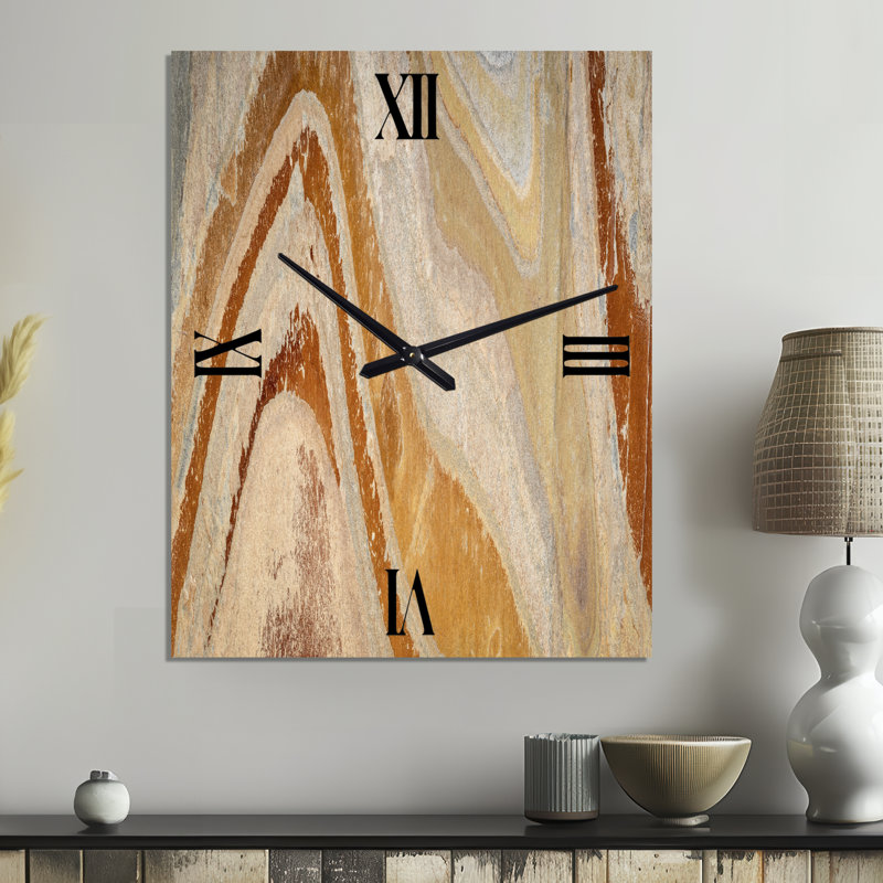Horloge murale abstraite, Médium