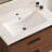30"  Reddish Brown  Wall Mounting Bathroom Vanity, Soft Close  2 Drawer