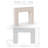 Reeded Cast Stone Fireplace Surround with Bullnose Hearth-104097439-104097436