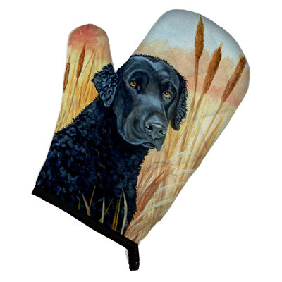 Caroline's Treasures Curly Coated Retriever Polyester Oven Mitt