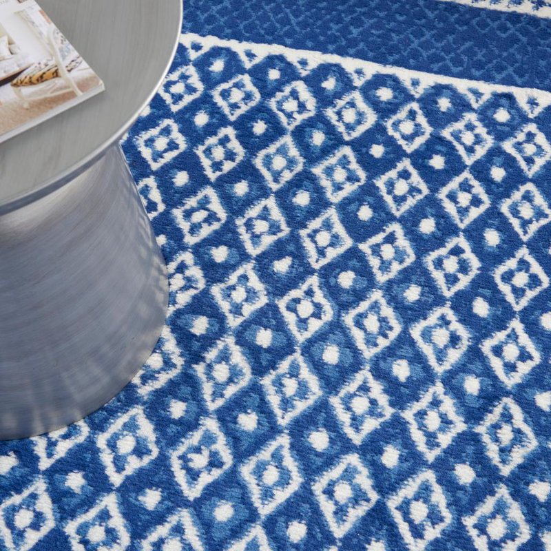 Geometric Indoor Rug, Rectangle 6' x 9'