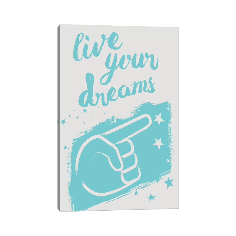 Live Your Dreams by 33 Broken Bones - Wrapped Canvas Gallery-Wrapped Canvas Giclée, 66.04 cm H x 45.72 cm W x 1.91 cm D