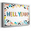 "90s phrases l'enfer ouais III", reproduction d'art sur toile-2079031839-2079031832