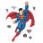 Superman Global Hero Peel and Stick Wall Decals